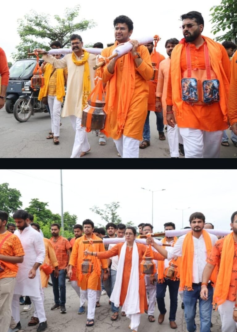 BJYM के अध्यक्ष तेजस्वी सूर्या बने कांवड़िया, हरिद्वार से वीरभद्र तक निकली यात्रा
