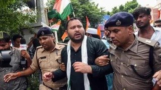 तेजस्वी के राजभवन मार्च पर NDA का तंज, केवल चेहरा चमकाने का राजनीतिक हथकंडा