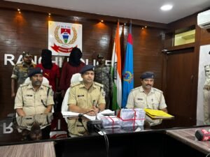 सुखदेवनगर में अपराध की योजना बना रहे दो गिरफ्तार, हथियार बरामद