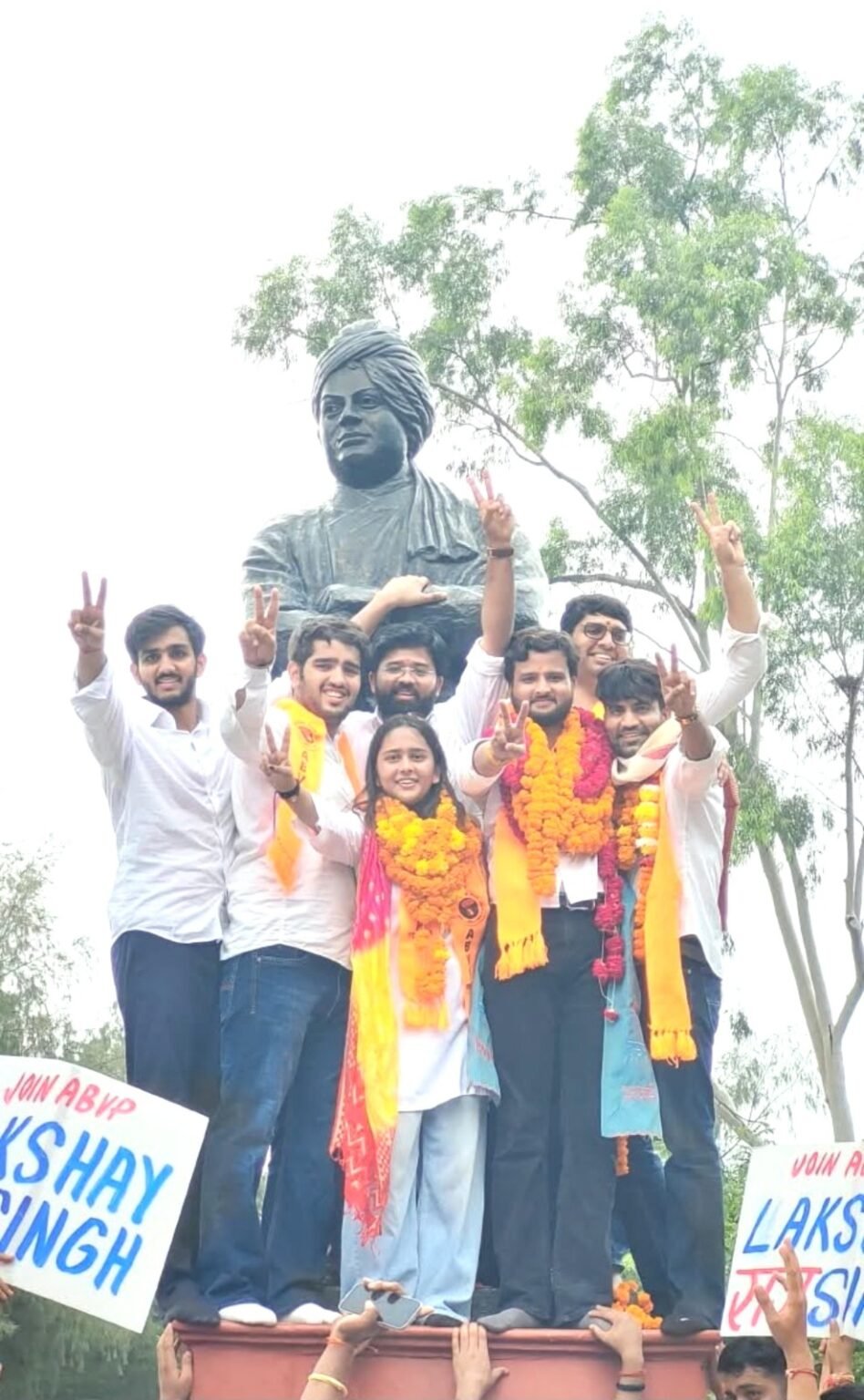 डूसू चुनाव 2026: ABVP की तीन सीटों पर जीत, BJP ने कहा- राष्ट्रविरोधी ताकतों पर देशभक्ति की विजय