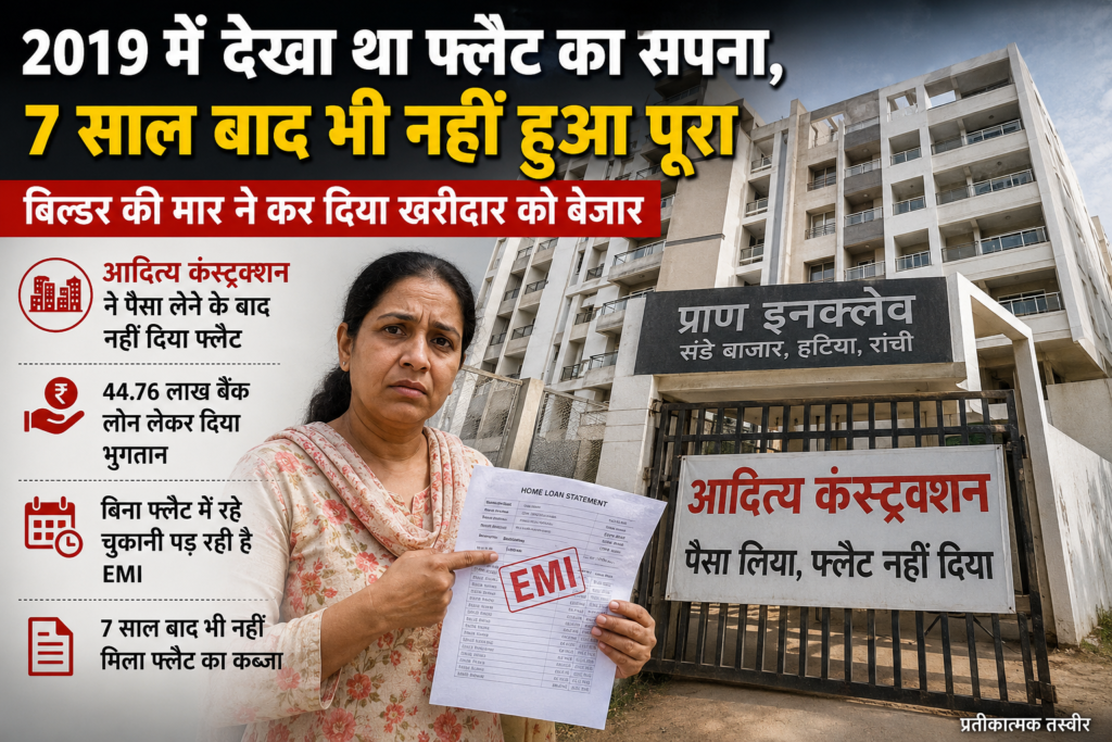 2019 में देखा था फ्लैट का सपना, 7 साल बाद भी नहीं हुआ पूरा