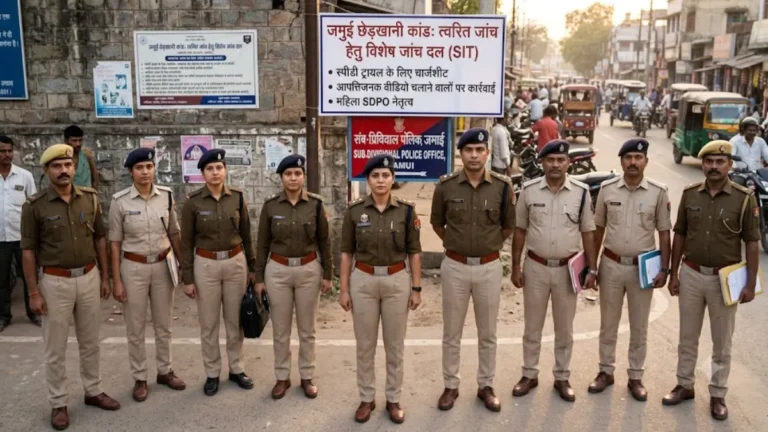 जमुई में नाबालिग छेड़खानी मामले में स्पीडी ट्रायल, महिला SDPO के नेतृत्व में SIT गठित