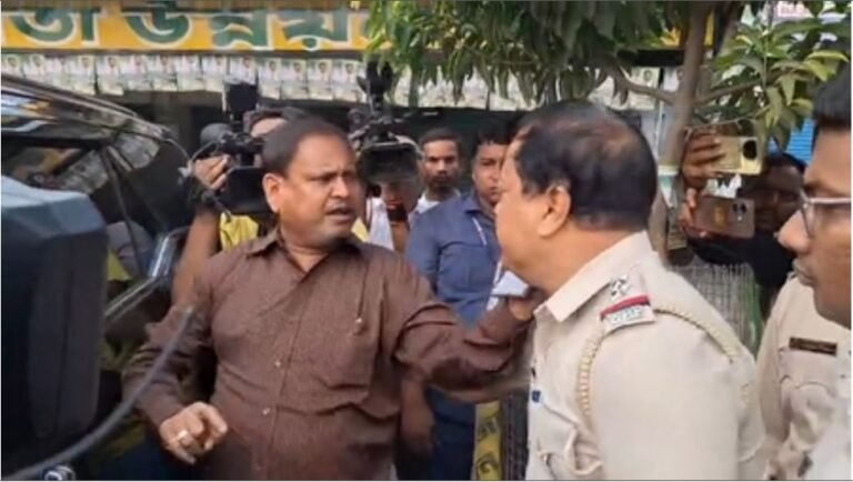 रेजीनगर उपचुनाव में हंगामा: पुलिसकर्मी का कॉलर पकड़ने के बाद हुमायूं कबीर गिरफ्तार