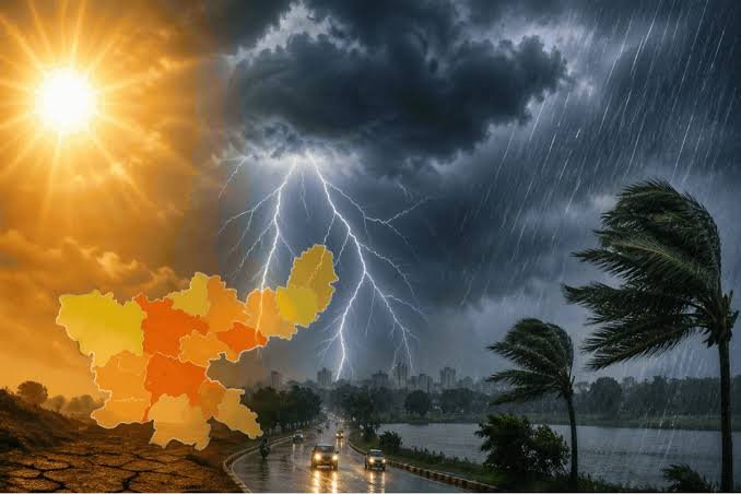 झारखंड में कल से तीन दिन तक गरज के साथ बारिश और वज्रपात की आशंका, येलो अलर्ट जारी