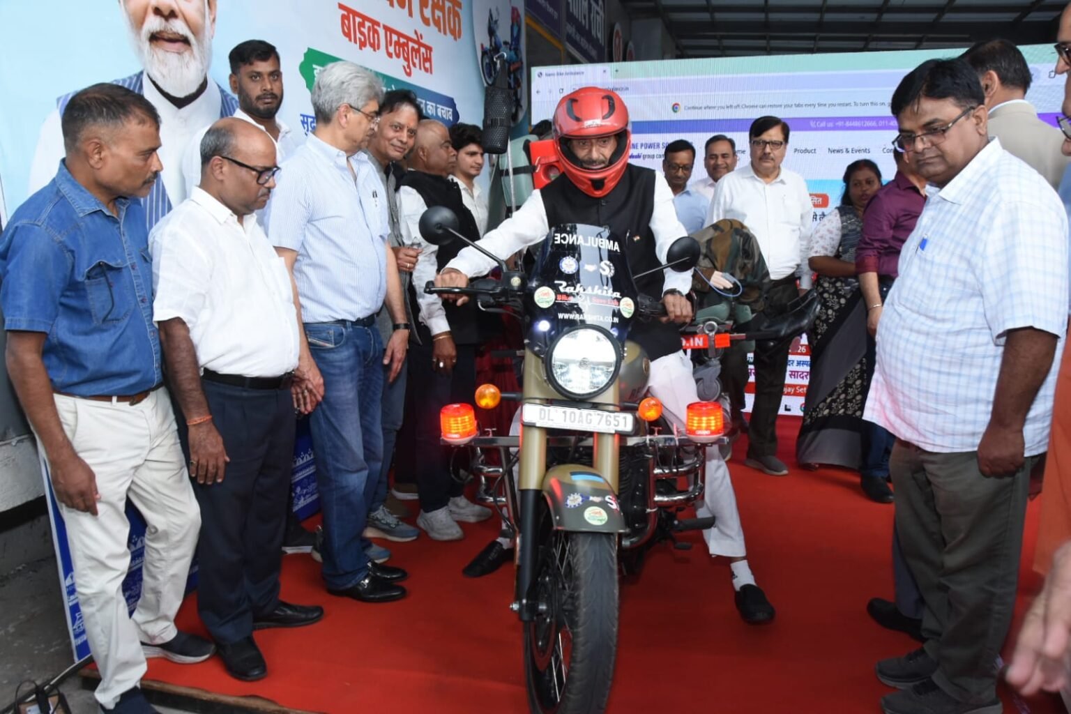 रक्षा राज्य मंत्री संजय सेठ ने 8 ‘नमो जीवन रक्षक’ बाइक एम्बुलेंस का किया लोकार्पण, रांची की संकरी गलियों में भी पहुंचेगी चिकित्सा सहायता
