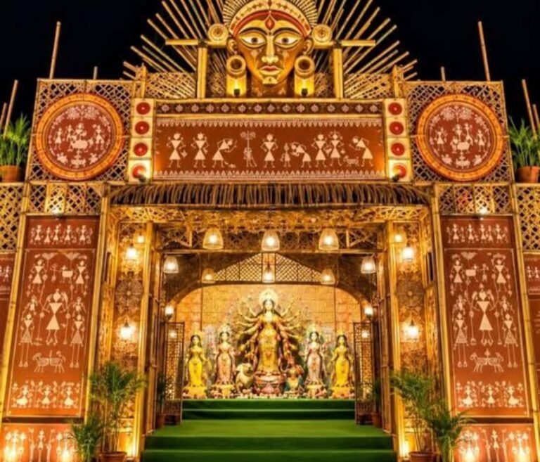 हस्तशिल्प कला की थीम पर बनेगा ज्योति संगम का दुर्गा पूजा पंडाल, कल खुलेगा पट