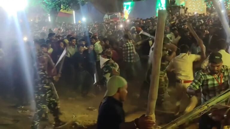 गिरिडीह में मगही-भोजपुरी गायक के कार्यक्रम में बवाल, कई कलाकार और पुलिसकर्मी घायल