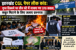 झारखंड CGL पेपर लीक कांड: गुप्त ठिकाने पर तीन घंटे में रटवाए गए 370 सवाल, सबूत मिटाने के लिए जलाए प्रश्नपत्र